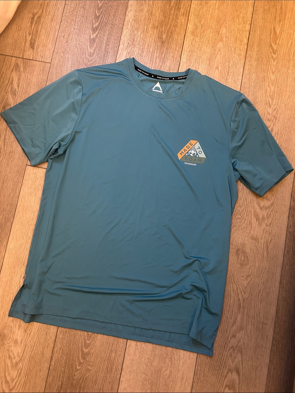 Passenger Made to Roam Teal Short-Sleeve Performance Shirt